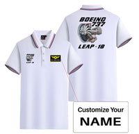 Thumbnail for Boeing 737 & Leap 1B Designed Stylish Polo T-Shirts (Double-Side)