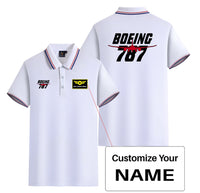 Thumbnail for Amazing Boeing 787 Designed Stylish Polo T-Shirts (Double-Side)