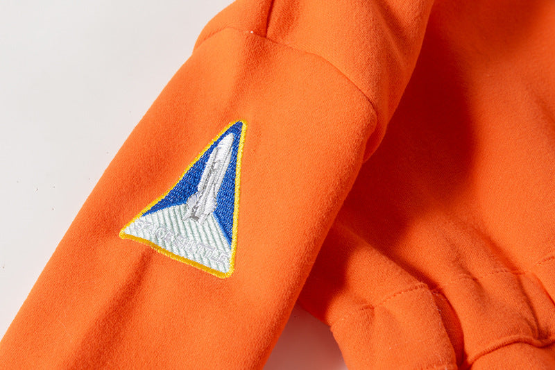 Orange Star Astronaut Baby Jumpsuits