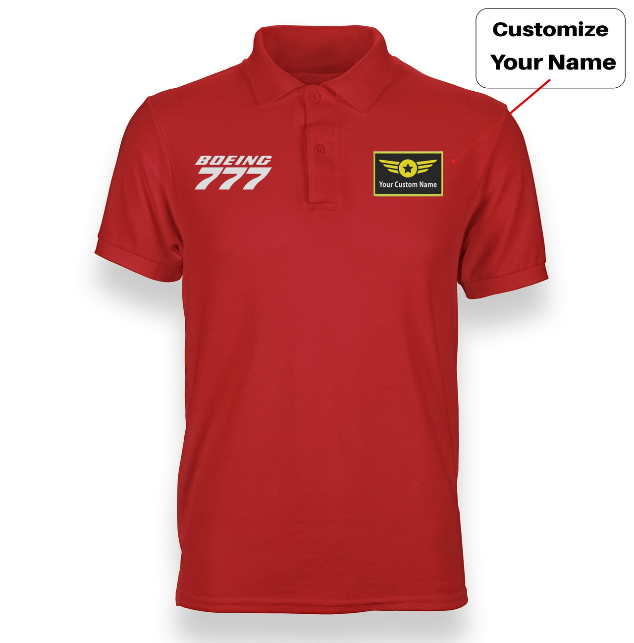 Boeing 777 & Text Designed "WOMEN" Polo T-Shirts