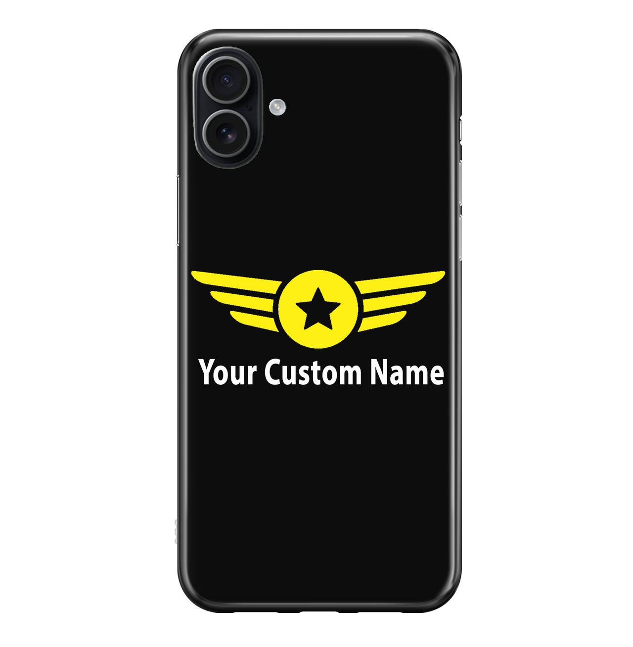 Custom & Name (2) Badge Designed iPhone Cases
