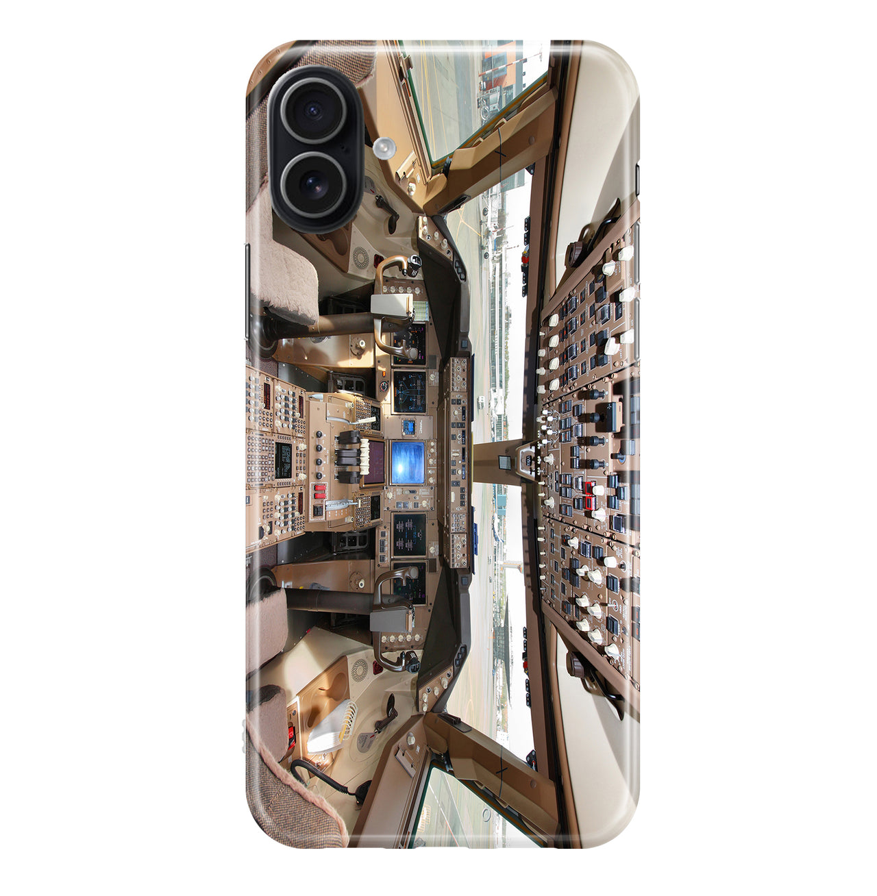 Boeing 747 Cockpit Printed iPhone Cases