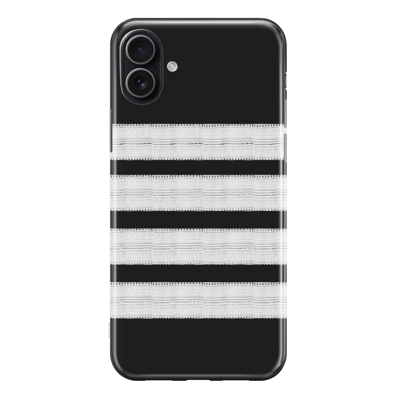 Silver Pilot Epaulette Designed (Customizable) iPhone Cases