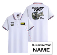 Thumbnail for Boeing 787 & GENX Engine Designed Stylish Polo T-Shirts (Double-Side)