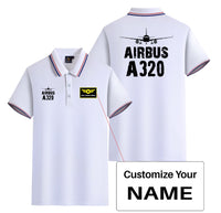 Thumbnail for Airbus A320 & Plane Designed Stylish Polo T-Shirts (Double-Side)
