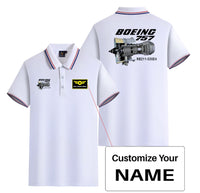Thumbnail for Boeing 757 & Rolls Royce Engine (RB211) Designed Stylish Polo T-Shirts (Double-Side)
