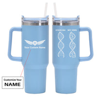Thumbnail for Aviation DNA Designed 40oz Stainless Steel Car Mug With Holder