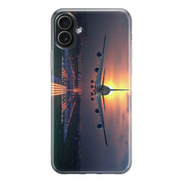 Thumbnail for Super Airbus A380 Landing During Sunset Printed iPhone Cases