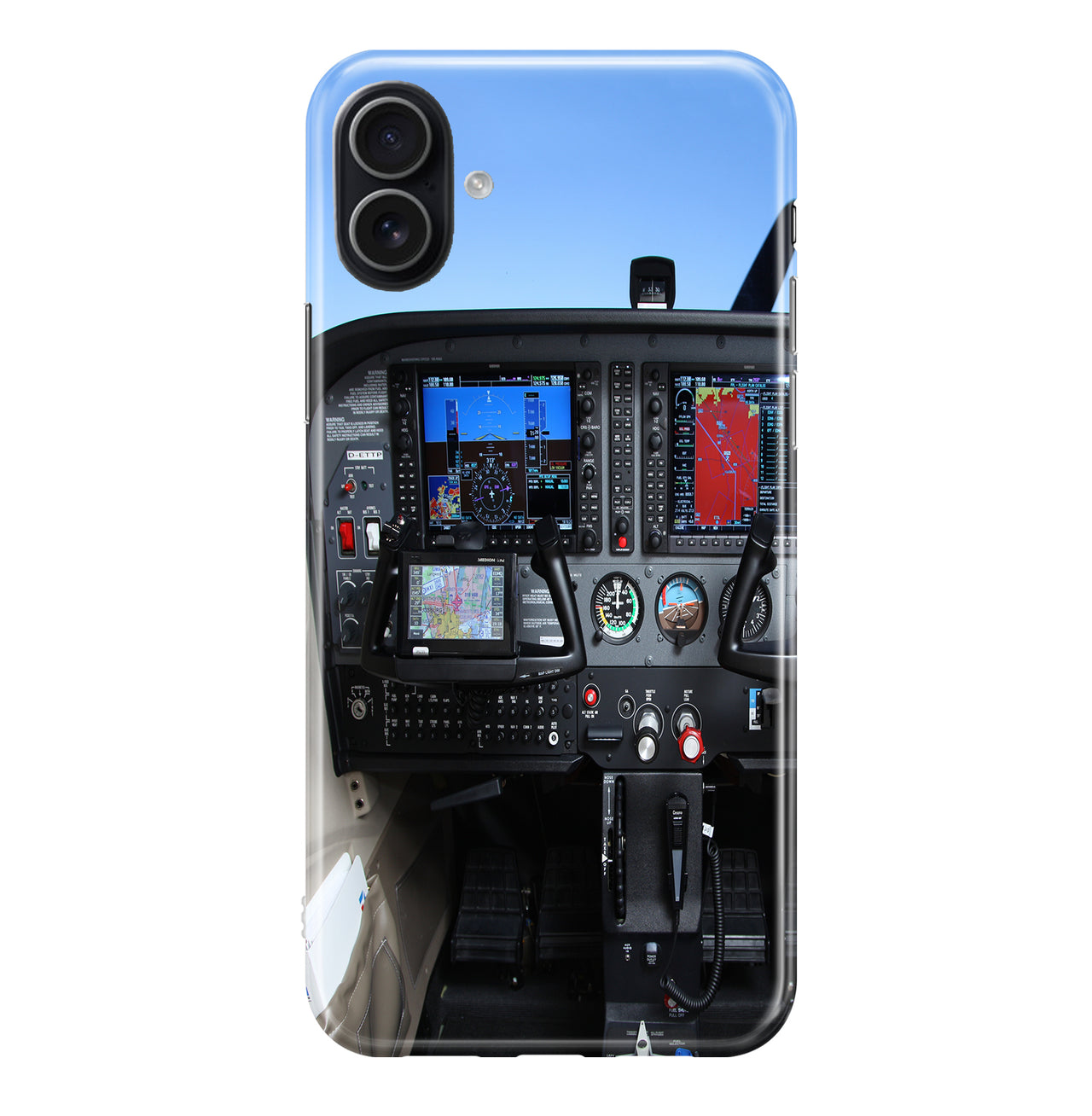 Cessna 172 Cockpit Printed iPhone Cases