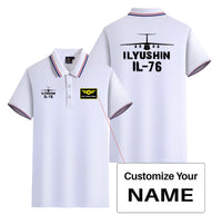 Thumbnail for ILyushin IL-76 & Plane Designed Stylish Polo T-Shirts (Double-Side)