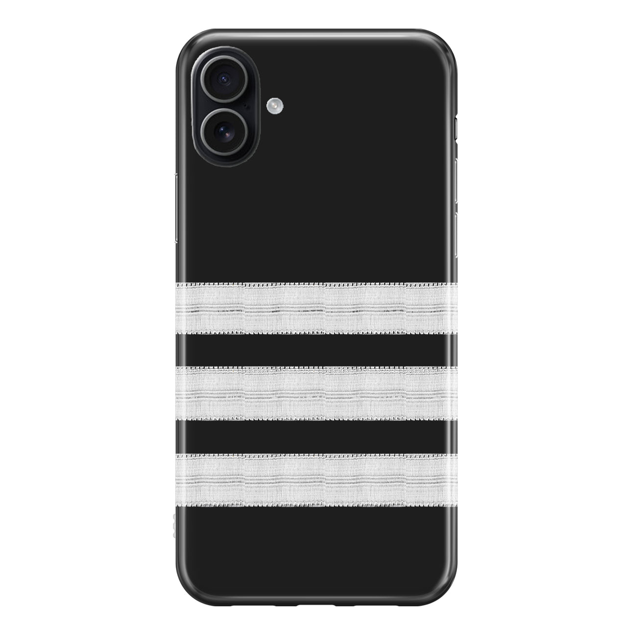 Silver Pilot Epaulette Designed (Customizable) iPhone Cases