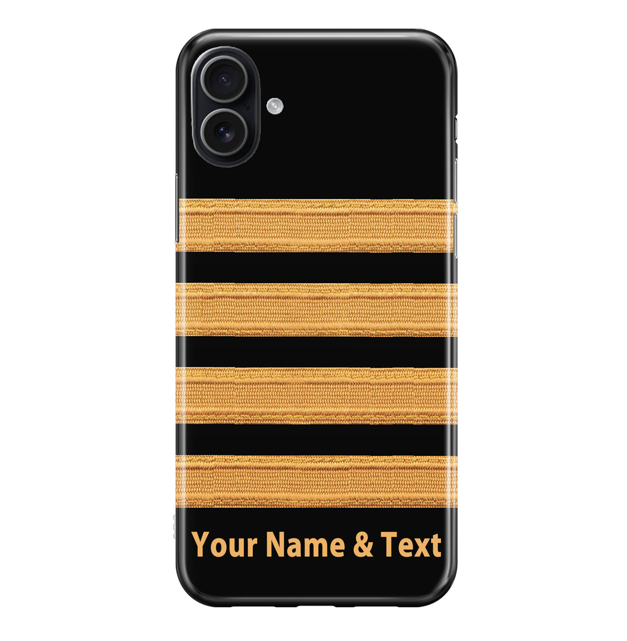 Original Pilot Epaulettes (Customizable) Designed iPhone Cases