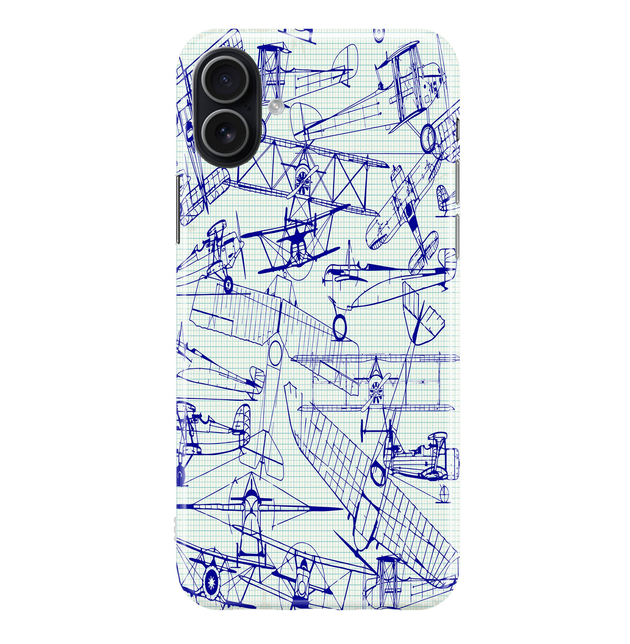 Amazing Drawings of Old Aircrafts Designed iPhone Cases