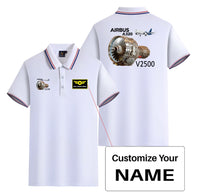 Thumbnail for Airbus A320 & V2500 Engine Designed Stylish Polo T-Shirts (Double-Side)