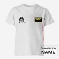 Thumbnail for Skeleton Pilot Designed Children T-Shirts