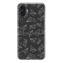 Thumbnail for Paper Airplane & Fly-Gray Designed iPhone Cases