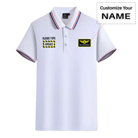 Thumbnail for Blood Type AVGAS Designed Stylish Polo T-Shirts