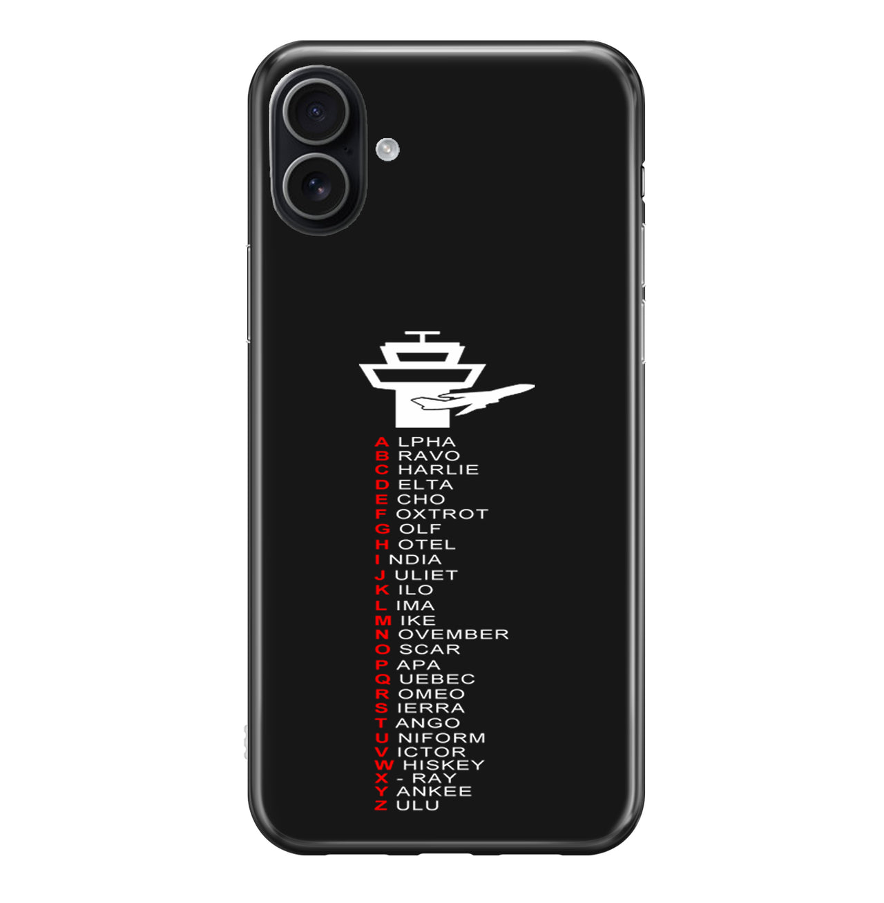Aviation Alphabet Designed iPhone Cases