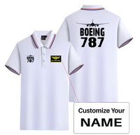 Thumbnail for Boeing 787 & Plane Designed Stylish Polo T-Shirts (Double-Side)