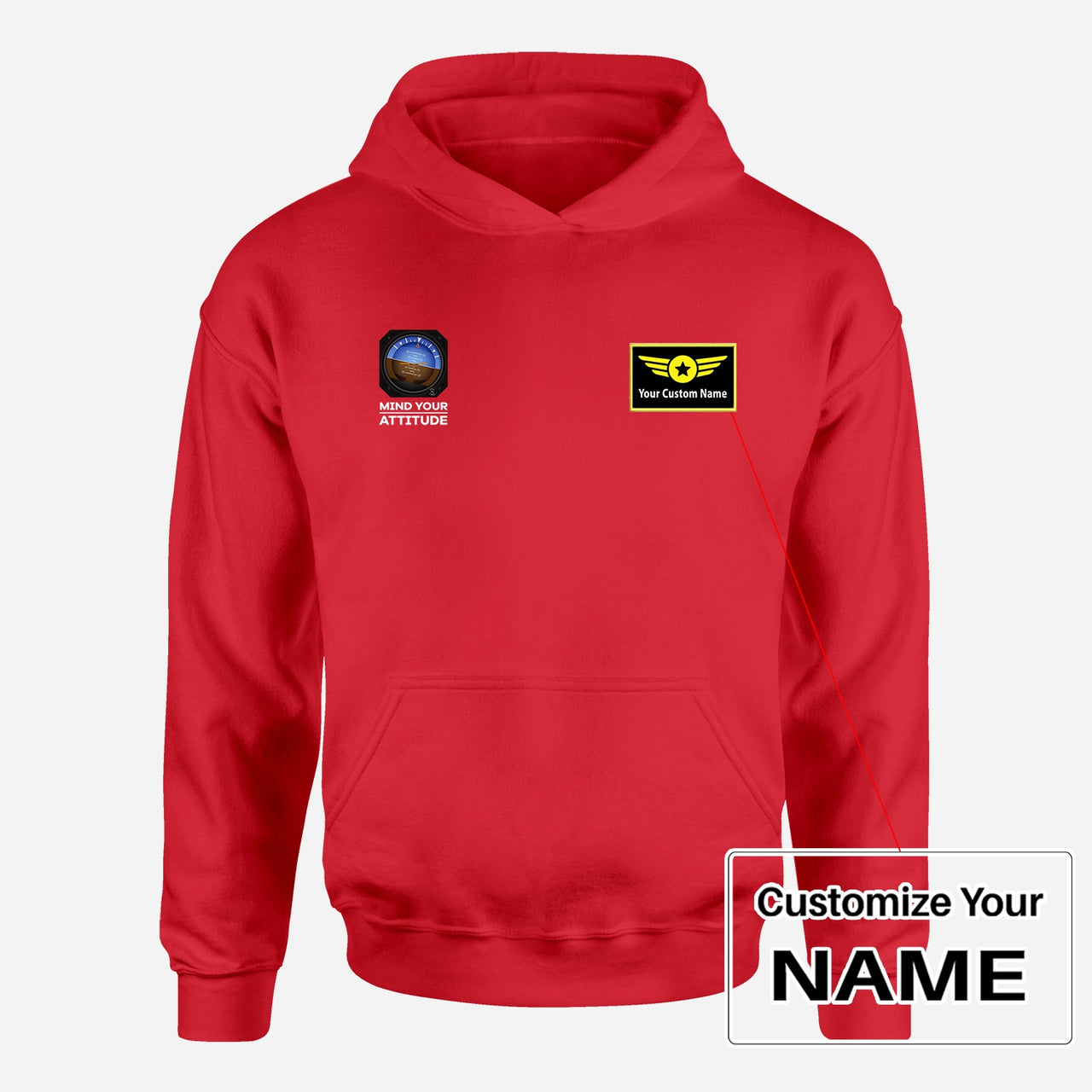 Mind Your Attitude Designed Hoodies