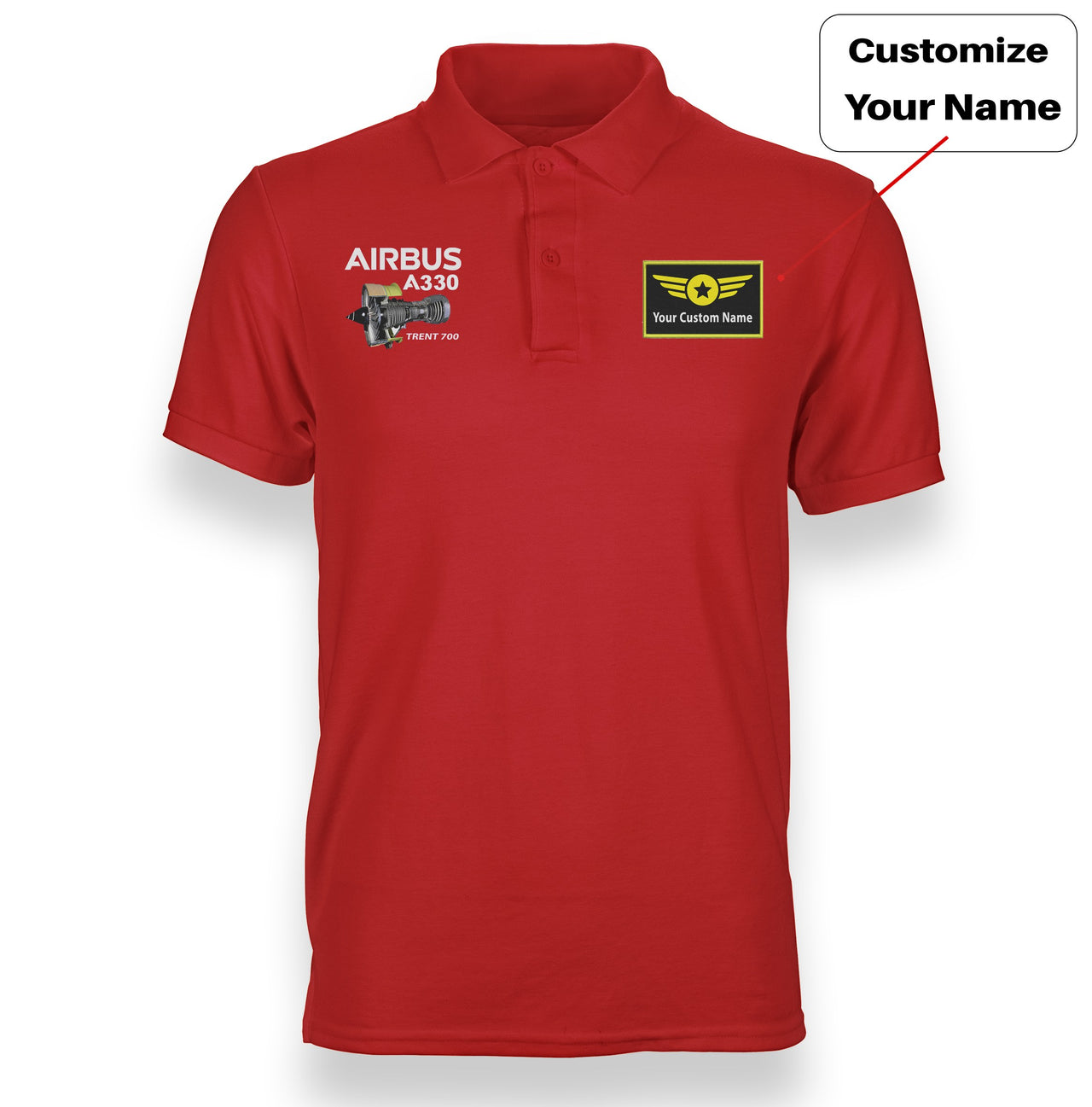 Airbus A330 & Trent 700 Engine Designed "WOMEN" Polo T-Shirts