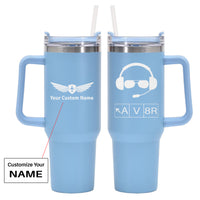 Thumbnail for AV8R 2 Designed 40oz Stainless Steel Car Mug With Holder