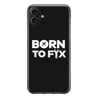 Thumbnail for Born To Fix Airplanes Designed iPhone Cases