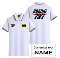 Thumbnail for Amazing Boeing 737 Designed Stylish Polo T-Shirts (Double-Side)
