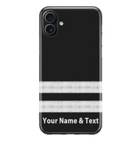 Thumbnail for Silver Pilot Epaulette Designed (Customizable) iPhone Cases