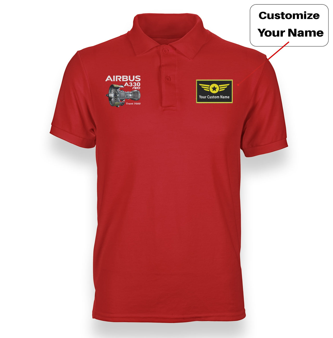 Airbus A330neo & Trent 7000 Designed "WOMEN" Polo T-Shirts