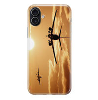Thumbnail for Two Aeroplanes During Sunset Designed iPhone Cases