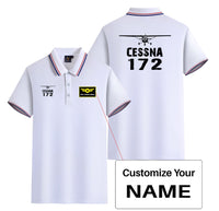 Thumbnail for Cessna 172 & Plane Designed Stylish Polo T-Shirts (Double-Side)