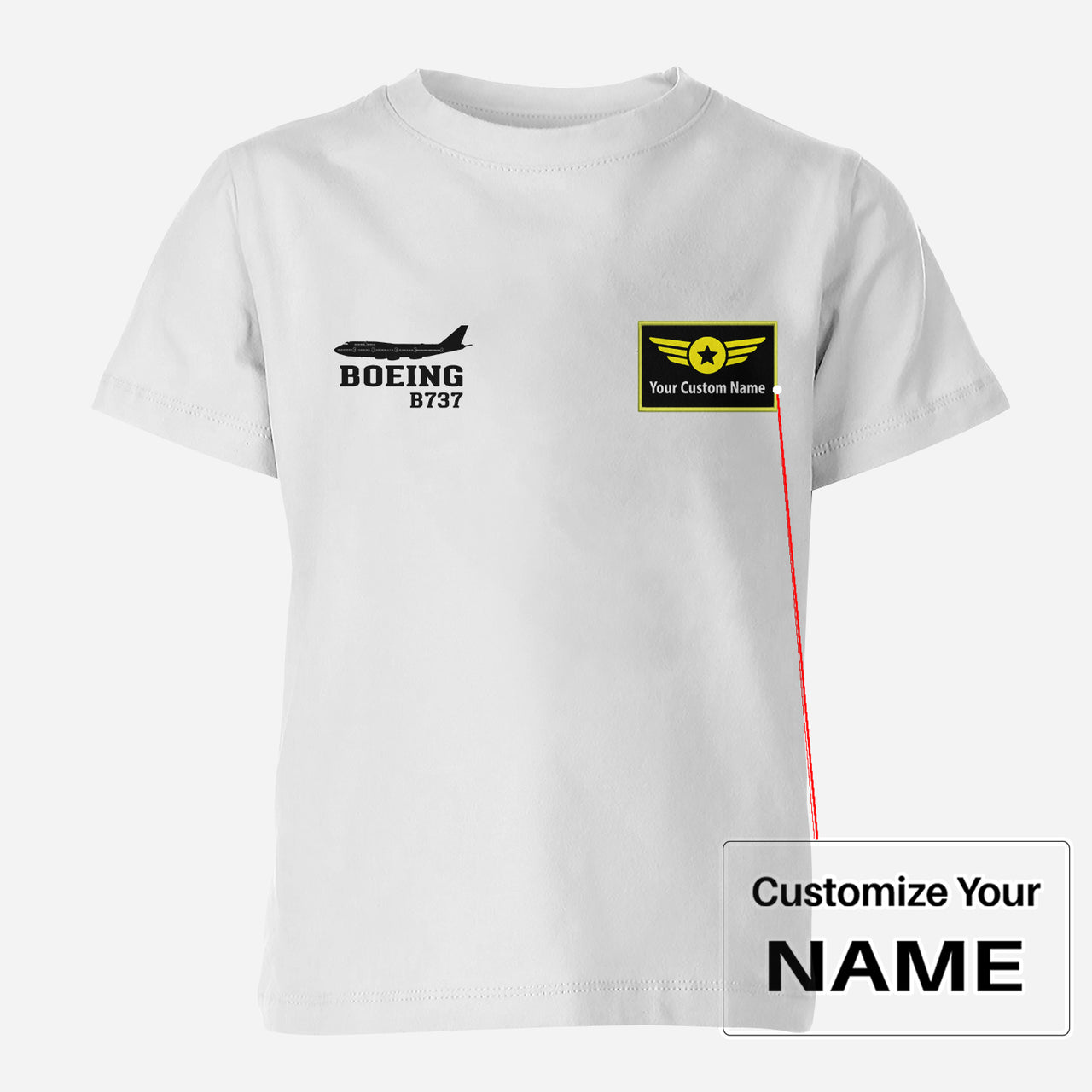 Boeing 737 Printed Designed Children T-Shirts - view 17