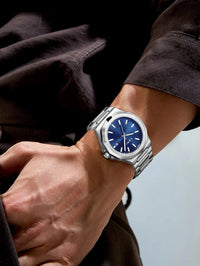 Thumbnail for Relogio Masculino Gift Box: Luxury Business Quartz Watch with High-Quality Rose Gold Case (Simple & Versatile)