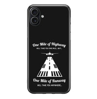 Thumbnail for One Mile of Runway Will Take you Anywhere Designed iPhone Cases