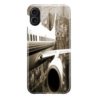 Thumbnail for Departing Aircraft & City Scene behind Designed iPhone Cases