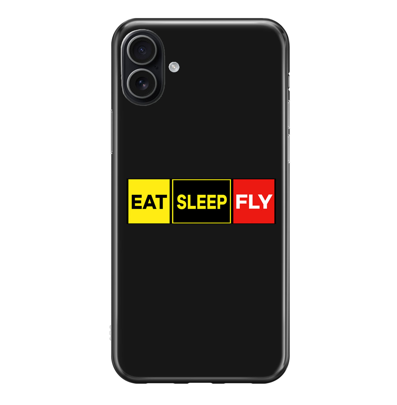 Eat Sleep Fly (Colourful) Designed iPhone Cases