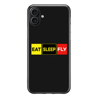 Thumbnail for Eat Sleep Fly (Colourful) Designed iPhone Cases