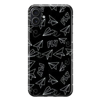 Thumbnail for Paper Airplane & Fly-Black Designed iPhone Cases