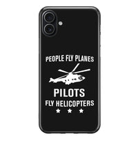 Thumbnail for People Fly Planes Pilots Fly Helicopters Designed iPhone Cases