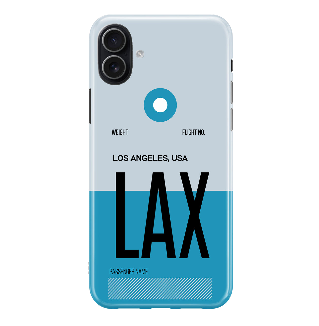 LAX - Los Angles Airport Tag Designed iPhone Cases