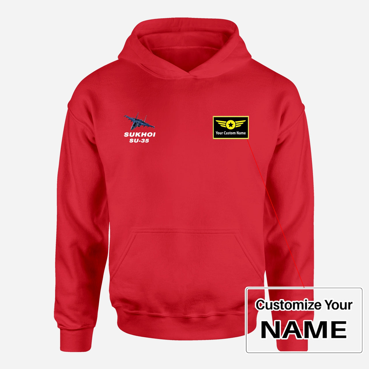 The Sukhoi SU-35 Designed Hoodies