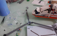 Thumbnail for Twin-rotor Transport Helicopter Building Set (Motorised Spinning Rotors)