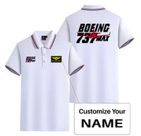 Thumbnail for Amazing 737 Max Designed Stylish Polo T-Shirts (Double-Side)