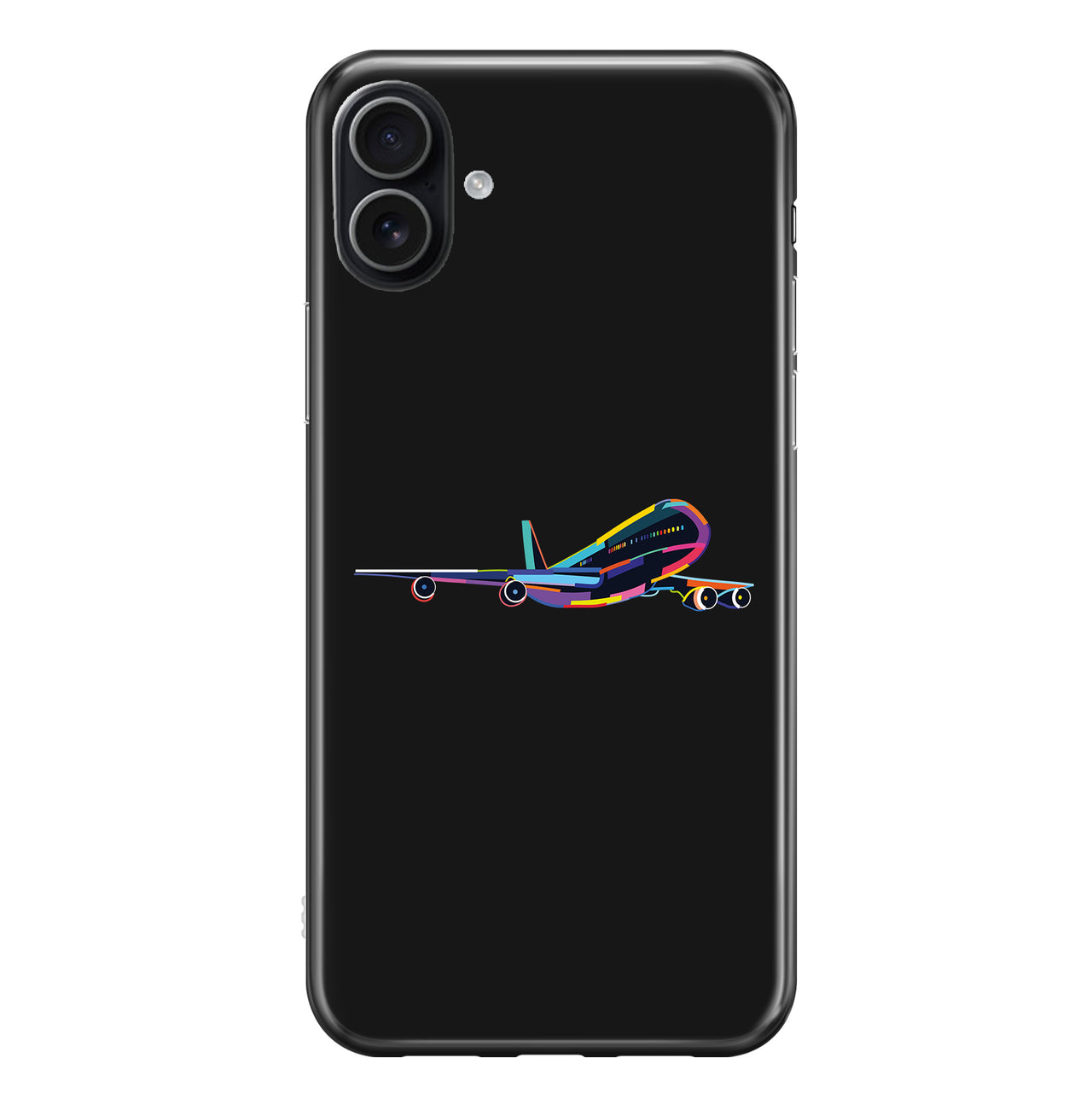 Multicolor Airplane Designed iPhone Cases
