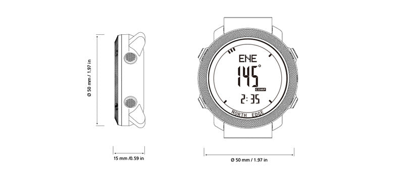 Sport Digital Running Swimming Military Army Men's watches