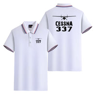 Thumbnail for Cessna 337 & Plane Designed Stylish Polo T-Shirts (Double-Side)