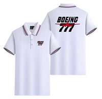 Thumbnail for Amazing Boeing 777 Designed Stylish Polo T-Shirts (Double-Side)