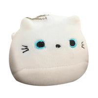 Thumbnail for Kawaii Oval Cat Plush Doll 4 Kitten Pendants in Mom Cat