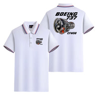 Thumbnail for Boeing 737 Engine & CFM56 Designed Stylish Polo T-Shirts (Double-Side)